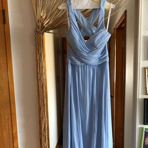 Ice Blue David’s Bridal gown